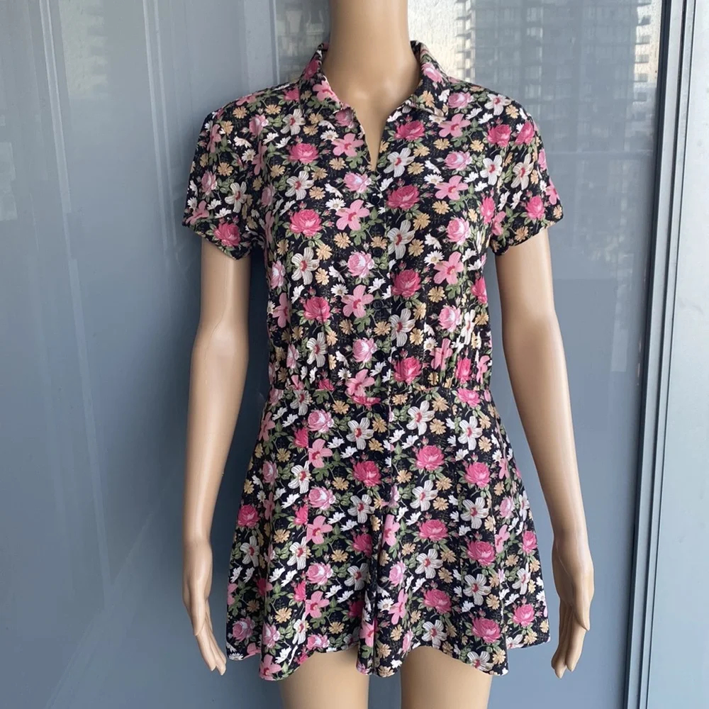 Vintage Floral Romper - Picture 6 of 13